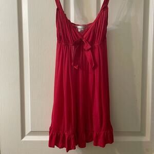 Victoria's Secret Red Lightweight Babydoll Nighty